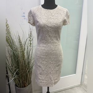 L’Agence Crew Neck Mini Dress